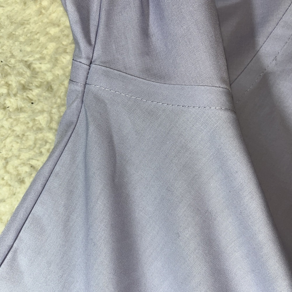 Stafford Super Shirt Performance Dress Shirt 16.5 34/35 Lavender Classic Fit - Picture 7 of 16